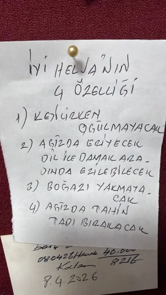 İyi Helvanın 4 Özelliği - Asırlık Helvacı Orijinal Usta Notu